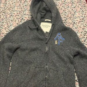 Abercrombie & Fitch knitted zip up hoodie